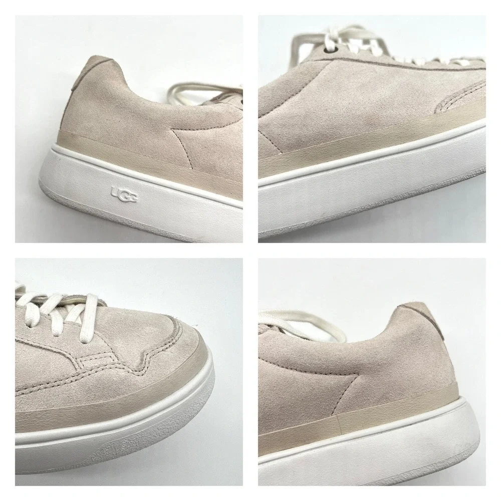 UGG South Bay Sneakers Mens 9 Beige Vream Low Top Suede Trainer Casual Lace Up